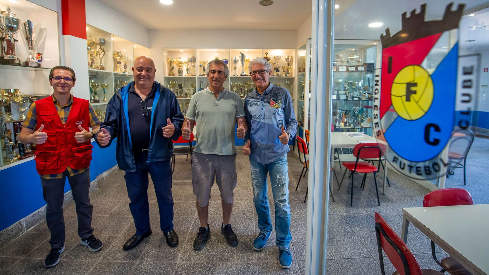 Staff do Ingleses Futebol Clube e voluntário do Radar