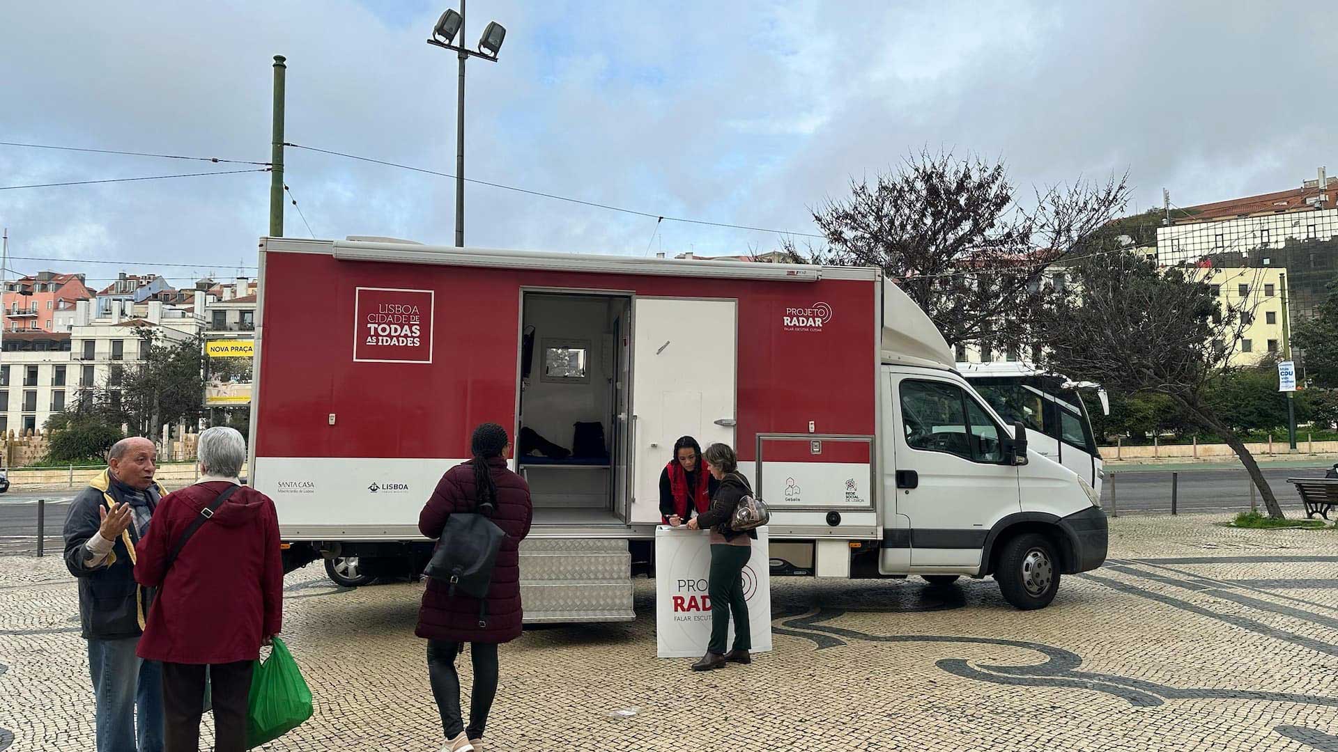 Carrinha de rastreios do Radar