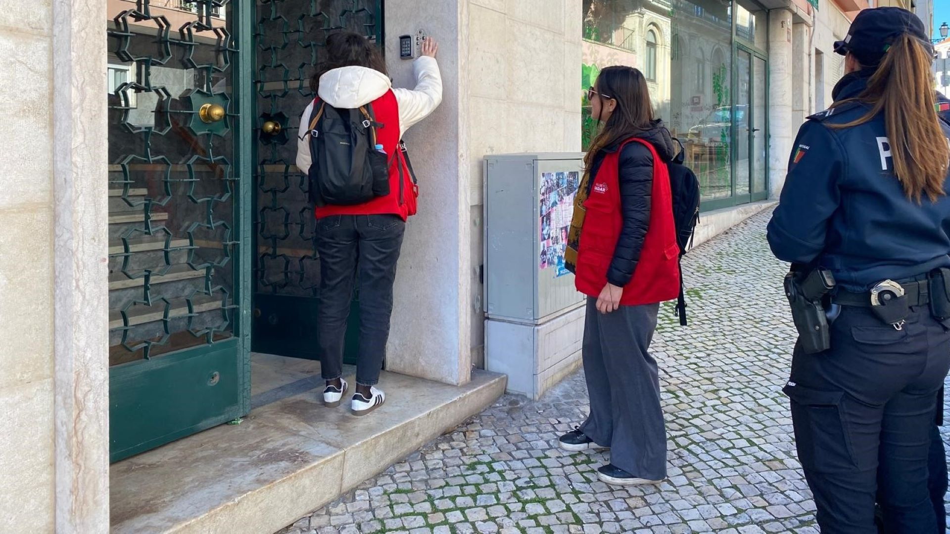 RADAR, PSP e Projeto Pessoa em Situação de Sem Abrigo em Ação de Rua na Misericórdia