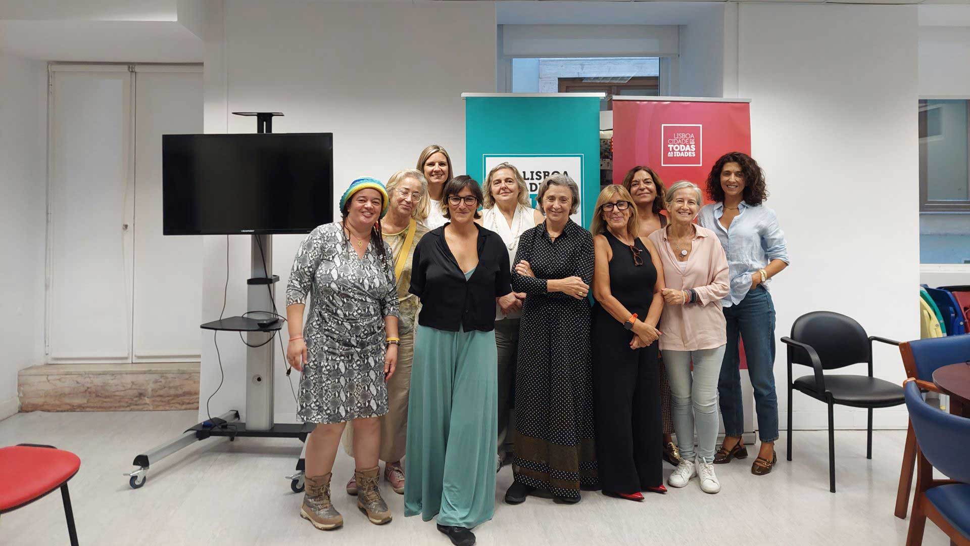 Voluntários do Projeto RADAR nas instalações da CLIC-Lx