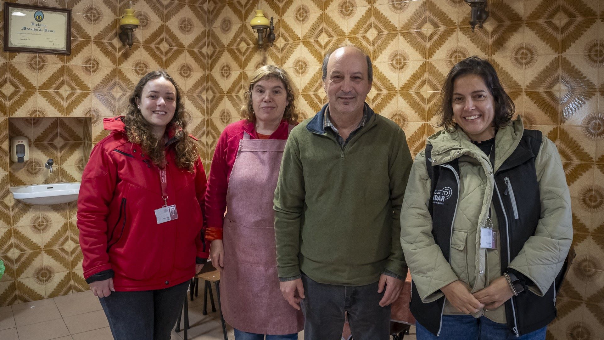 Voluntárias do RADAR, João Santos e Inês