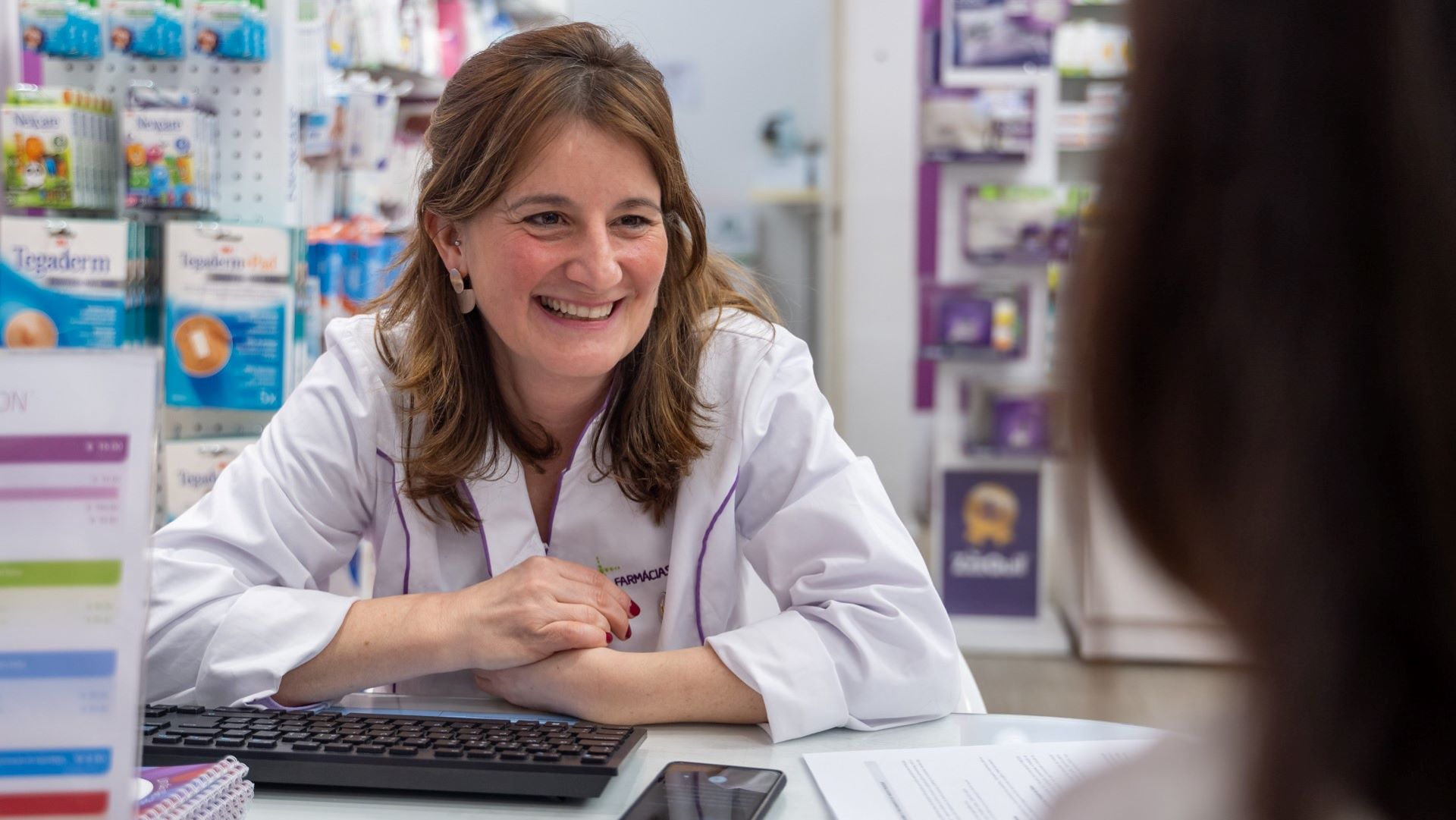 Marta Teles, farmacêutica na Farmácia Holon Moraias Soares