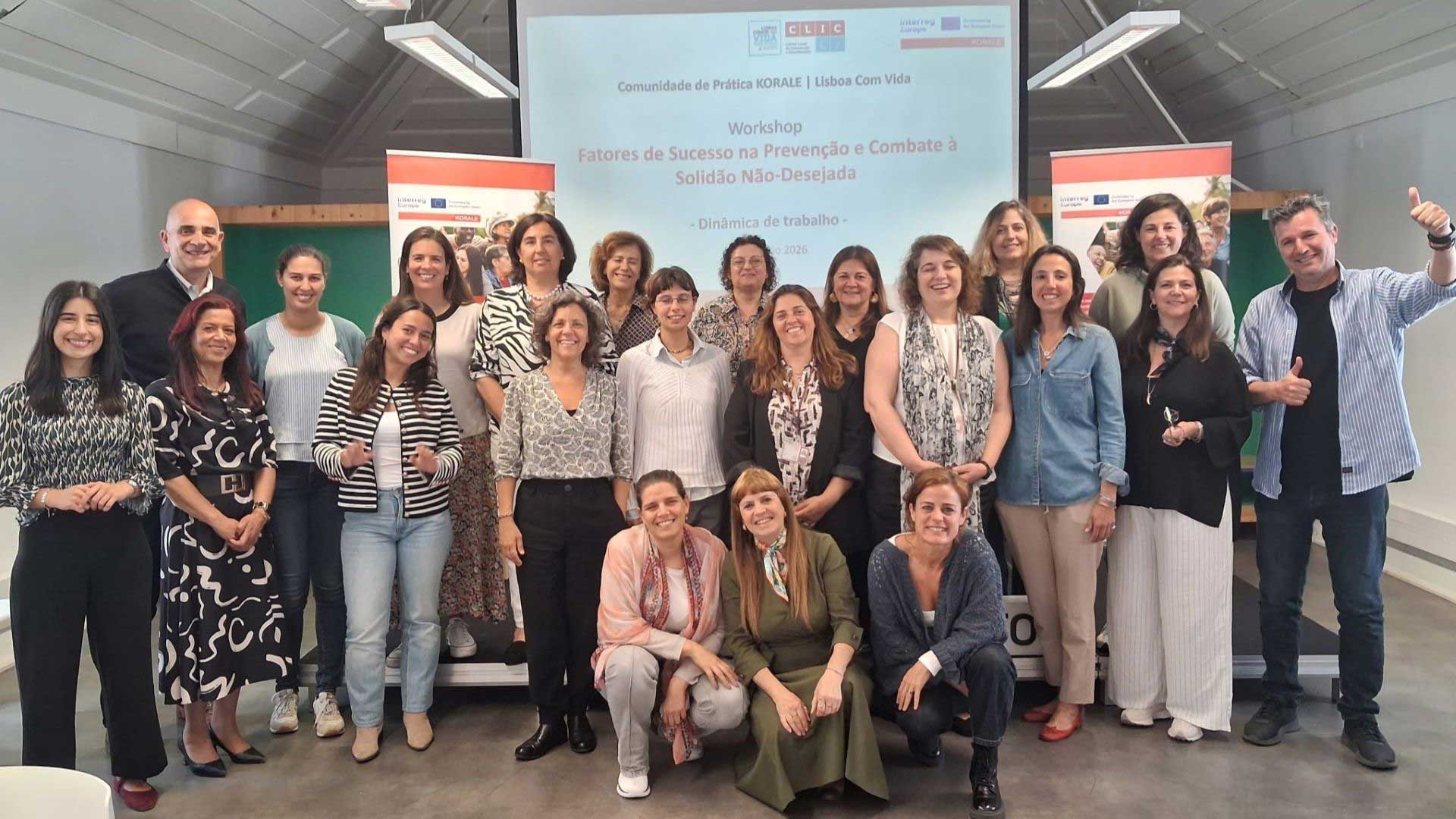 Participantes do workshop “Fatores de Sucesso na Prevenção e Combate à Solidão Não-Desejada”, na Sala Infinita da Casa do Impacto